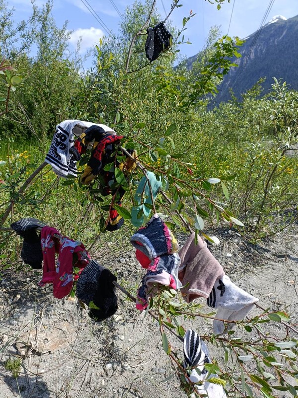 Bild 9 VS Matrei trocknende Sockenöow