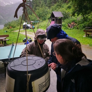 Lichtlebendfalle wird aufgestellt c Team Eigner Marko