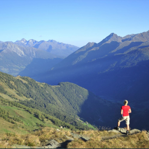 Am Praegratner Hoehenweg beim sogenannten Fenster der Panoramablick c NPHT Kurzthaler