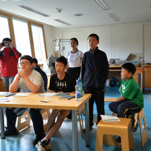 Chinesische Schuelergruppe im Science Center Mittersill © NPHT/S. Moser