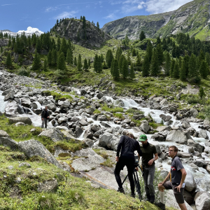 Medienstipendanten bei Aufnahmen im Obersulzbachtal © Filmproduktionen ELISE
