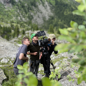 Medienstipendanten bei Filmaufnahmen im Obersulzbachtal © Filmproduktionen ELISE