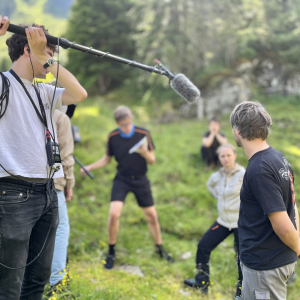 Medienstipendanten bei Tonaufnahmen im Obersulzbachtal © Filmproduktionen ELISE