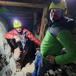 Johannes Hofer und Stefan Lerch im Bergwerk_c_S-Moser